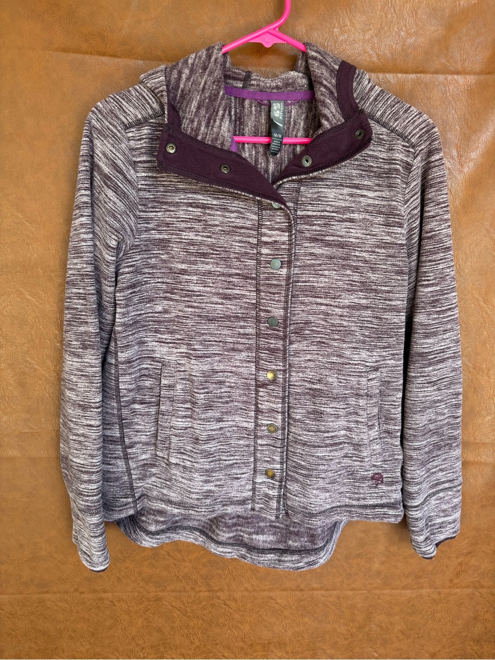 Mountain Hardwear Purple Heather Fleece Jacket M